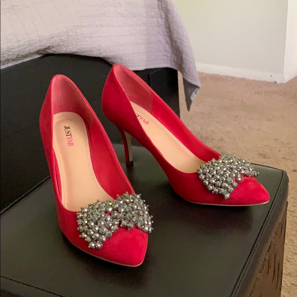 Red heels Just fab 🤩